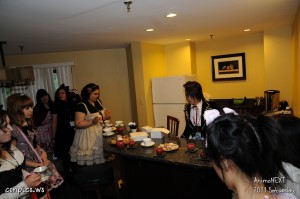 Lolita Tea party setup